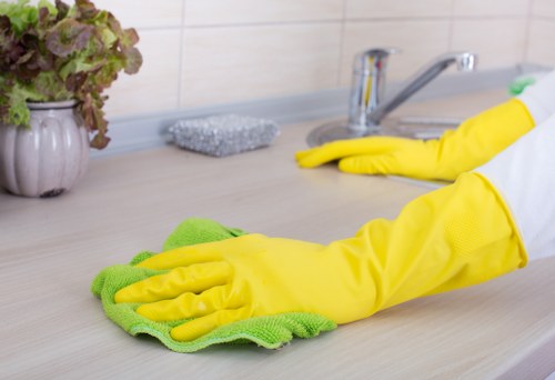 Illustration of secure online carpet cleaning payment processing