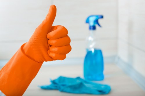 Deep cleaning equipment used for commercial carpets in Cudham