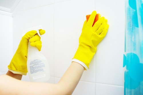 Close-up of carpet fibre cleaning and soil removal by Cudham carpet cleaners