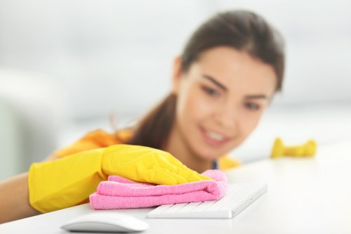 Wastewater and cleaning materials handled responsibly