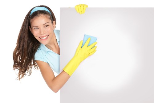 Cleaner applying safety checks before starting a carpet clean